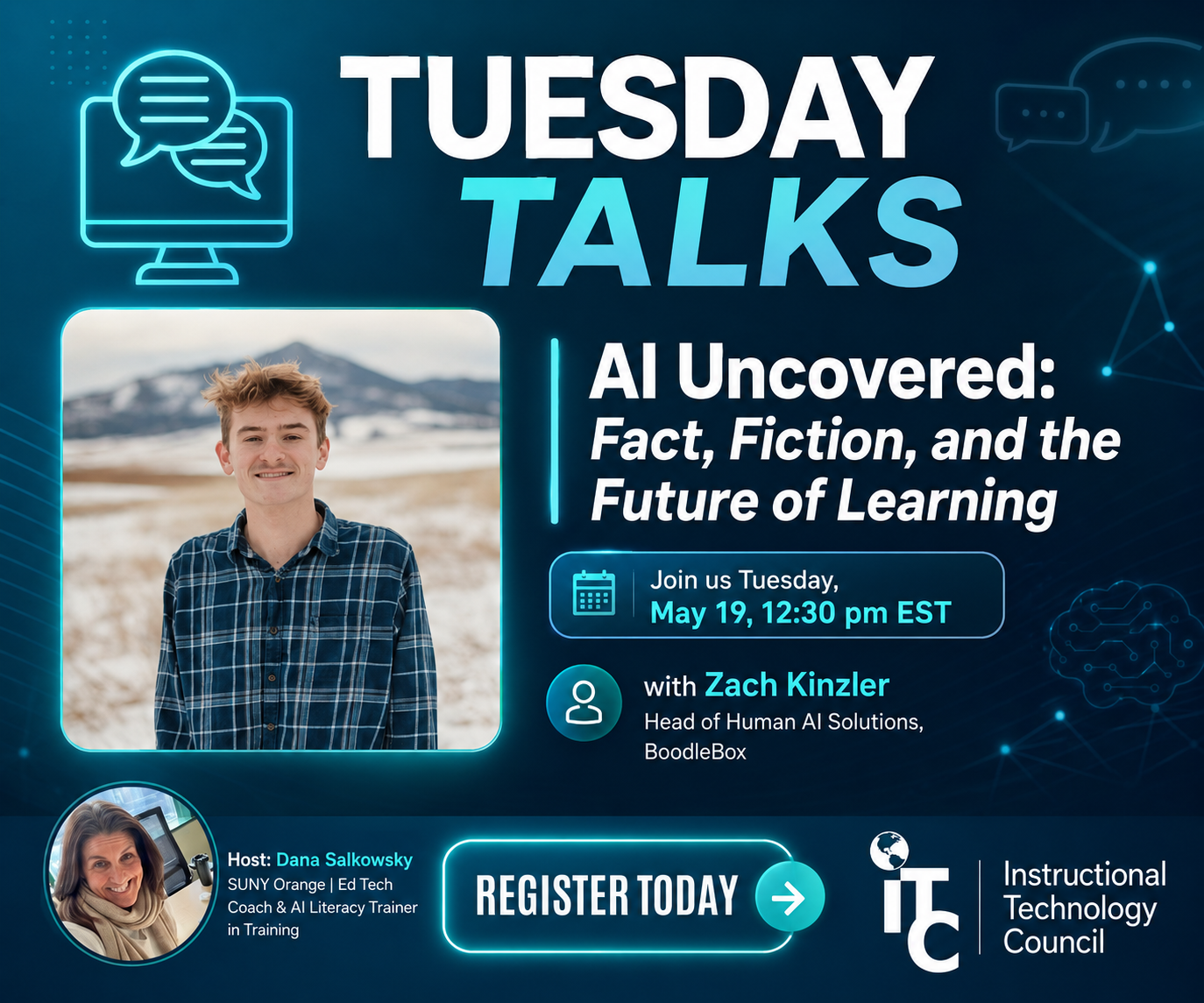 Tuesday Talk advertisement